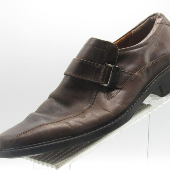 Ecco Size 13 M/EU 46 Brown Leather Loafer B6 A1 main image 8